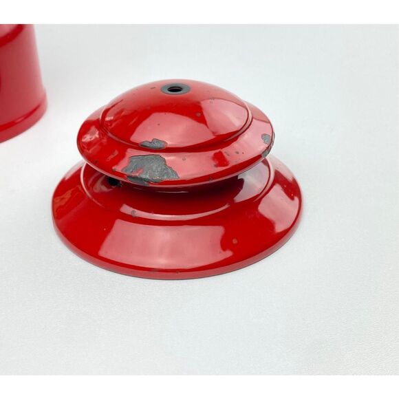 Vintage 1966 Red Coleman Single Mantle Lantern Model 200A w Orig. Box & Mantles - Picture 9 of 11